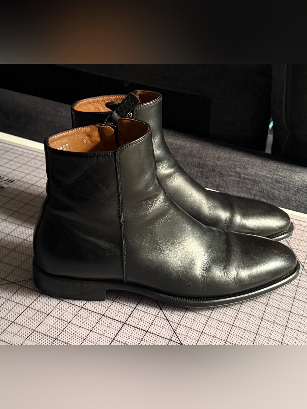 AQUATALIA Daniel Zip Ankle Boot-Sz 9
